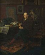 Jules Bastien-Lepage Albert Wolff in His Study oil painting artist